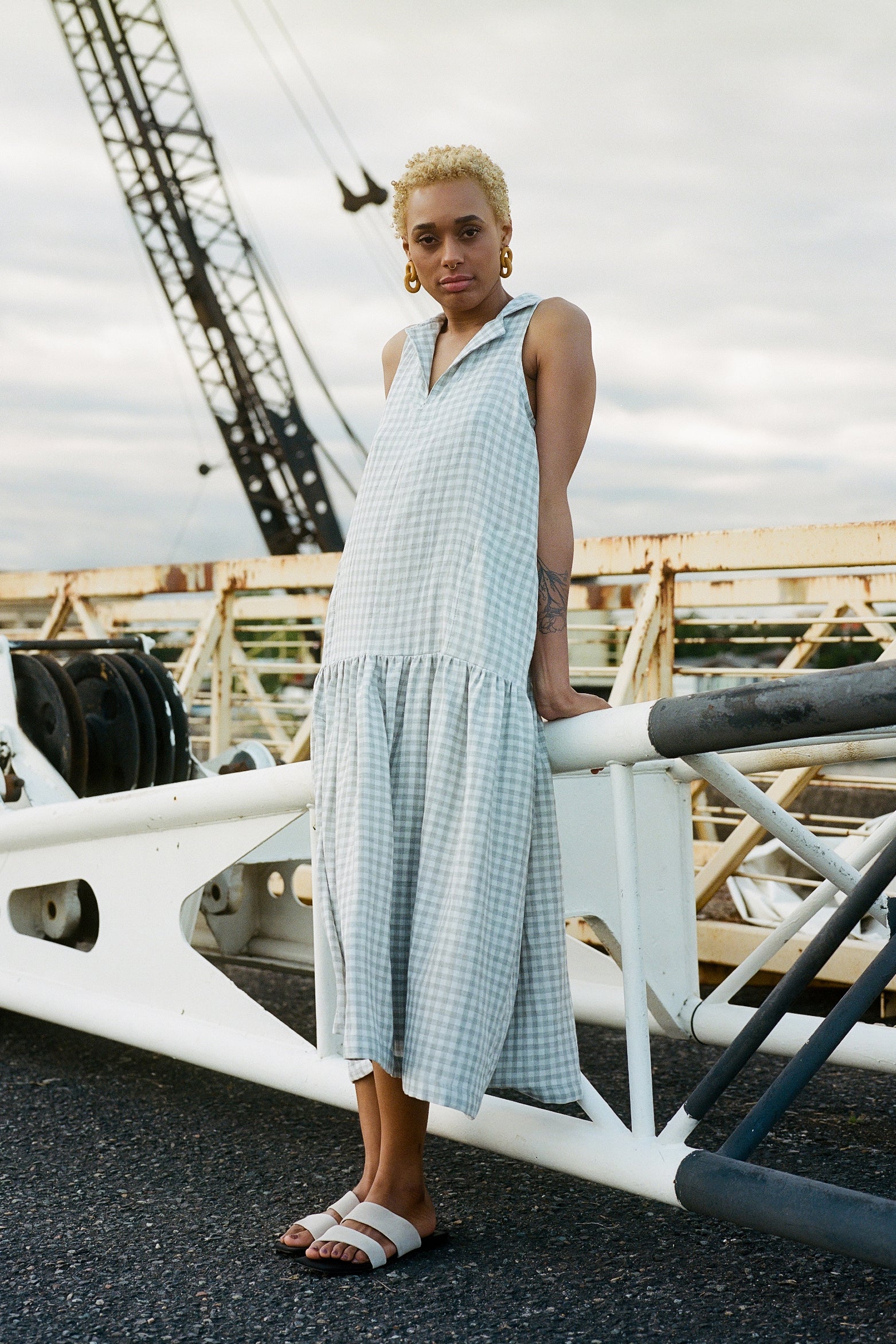 SAMPLE SALE - Evan Dress in Gingham