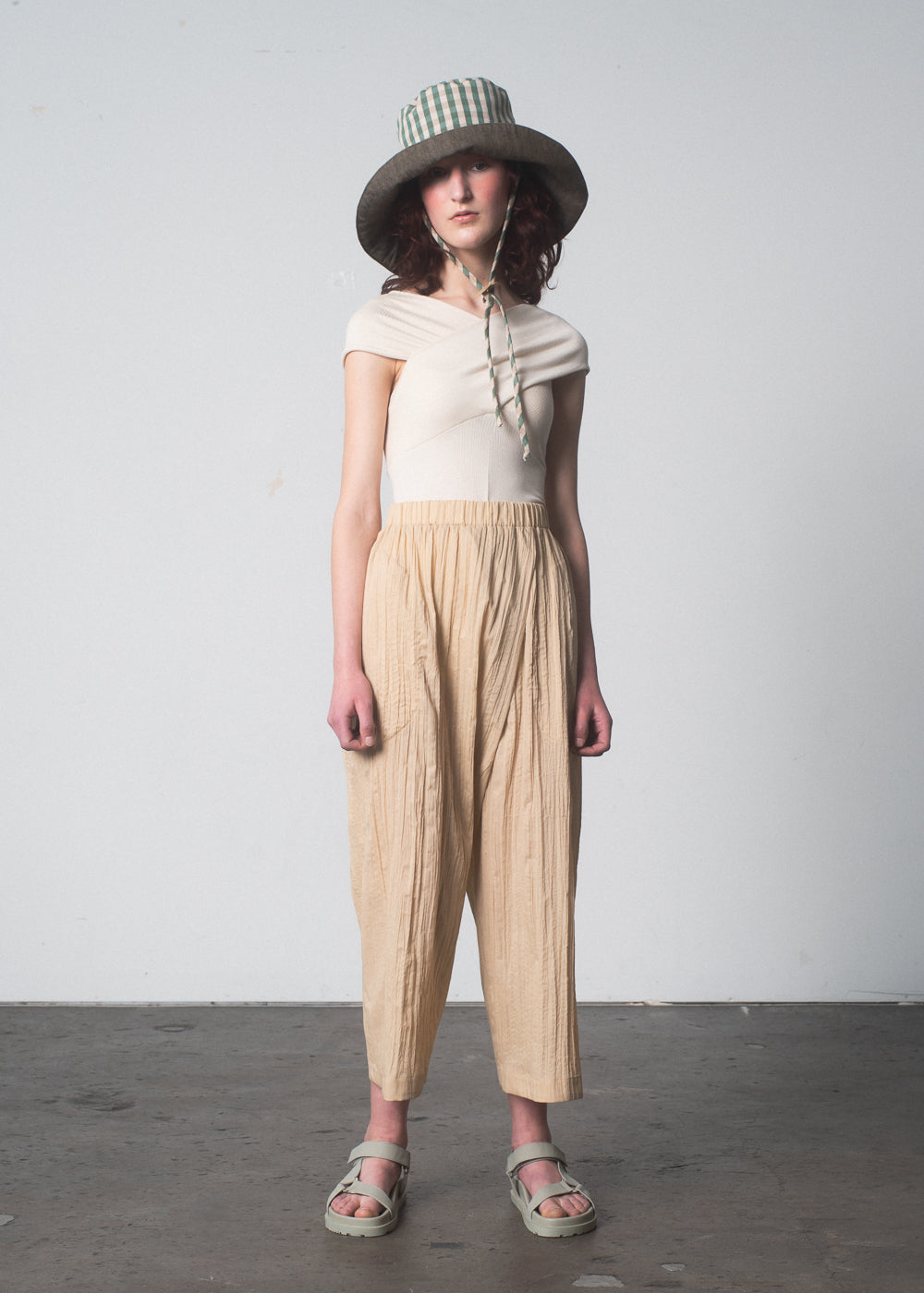 SAMPLE SALE - Nuria Pant in Sand - SMALL