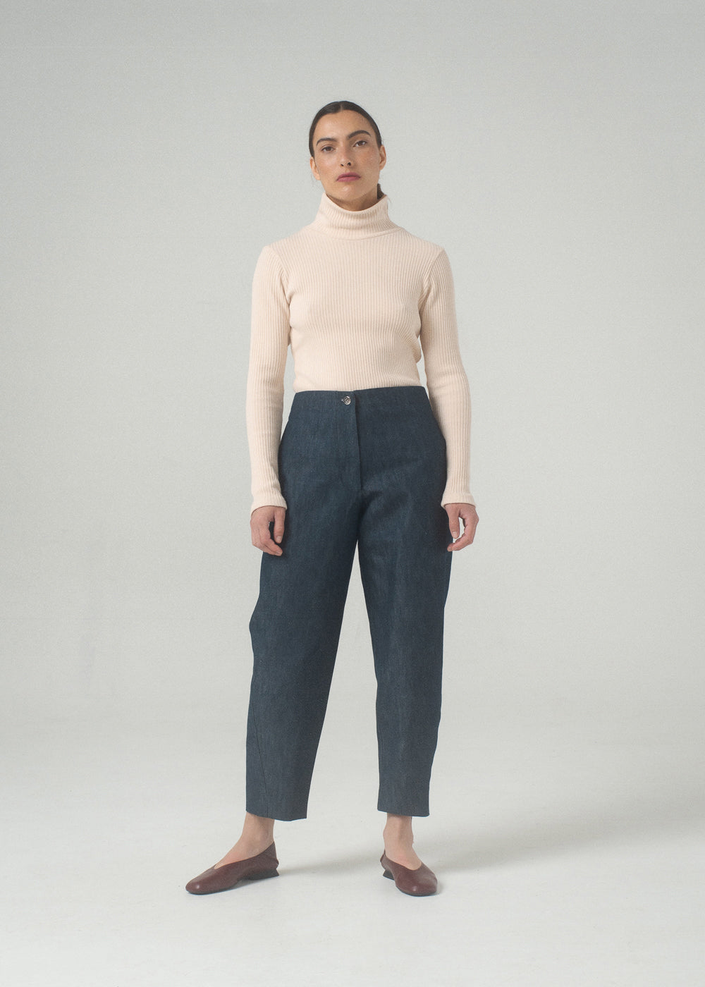 SAMPLE SALE - Curve Jean in Indigo Denim - SMALL / PETITE