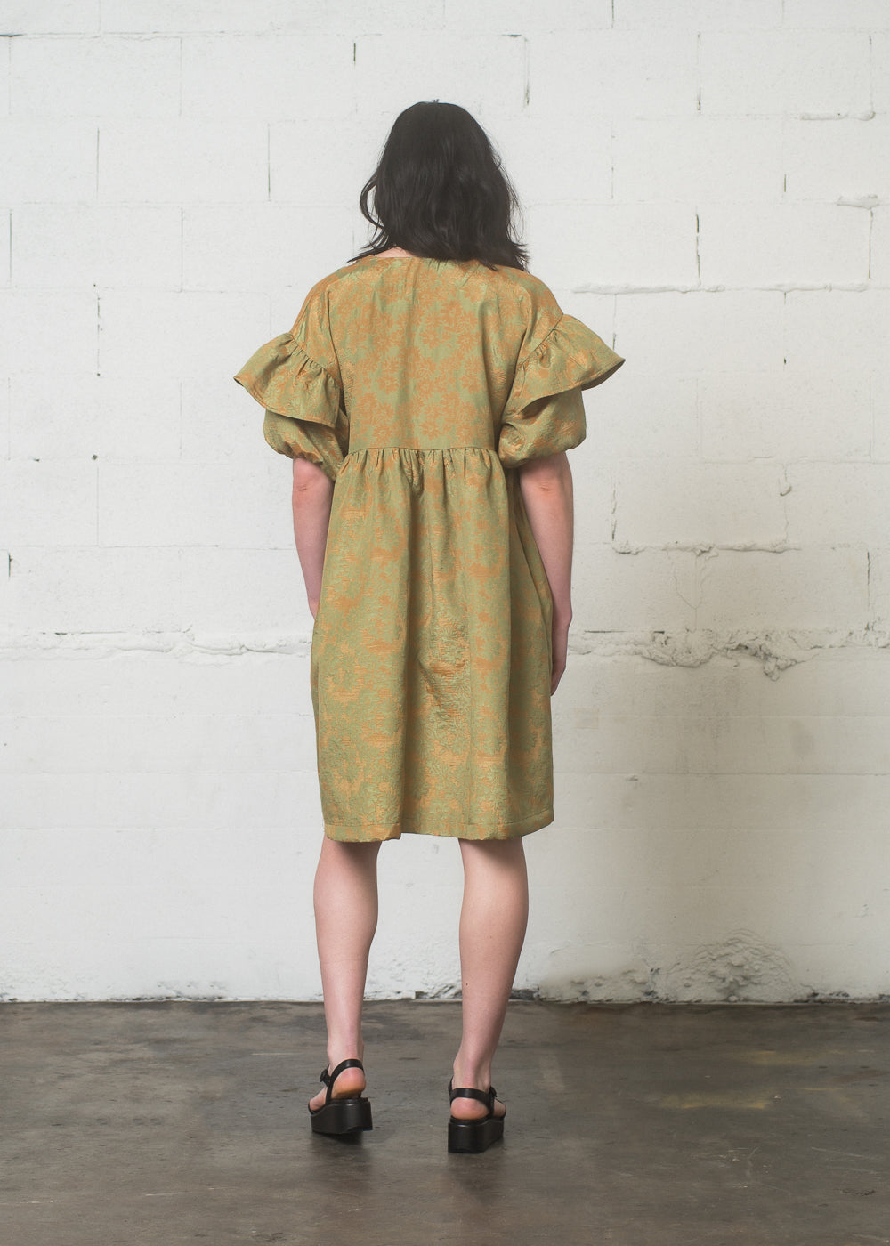 SAMPLE SALE - Rhea Dress in Daisy Jacquard - S/M