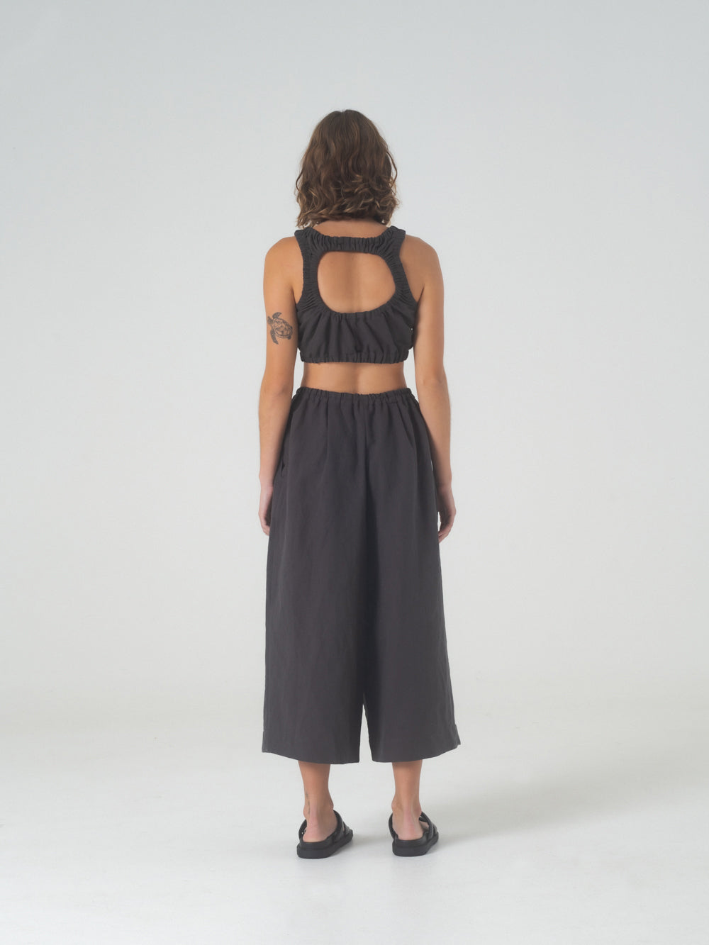 SAMPLE SALE - Soleil Tank in Charcoal - SMALL