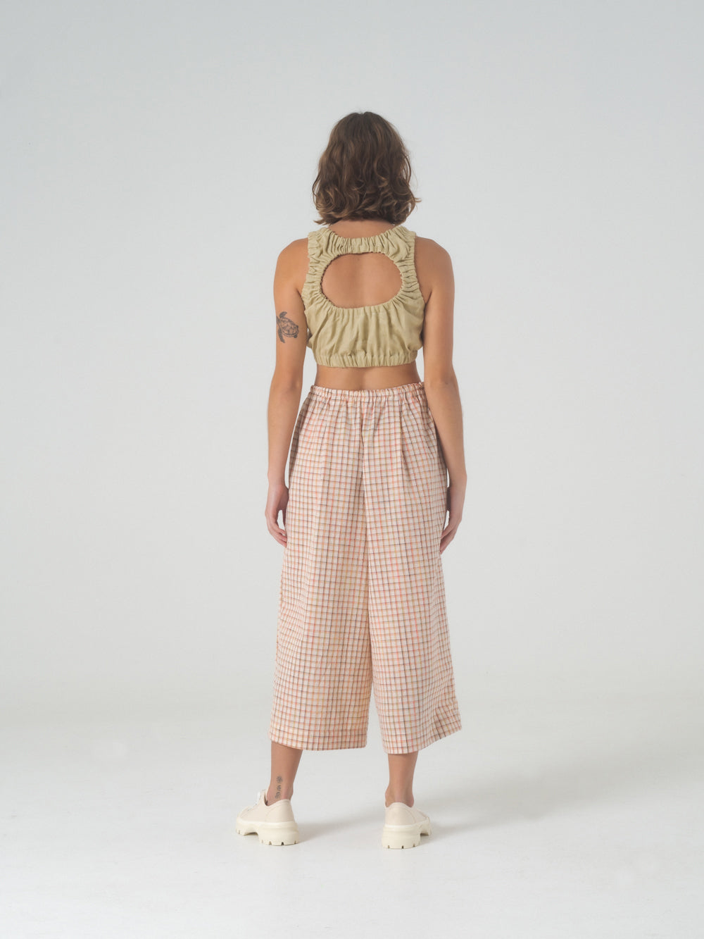 SAMPLE SALE - Dylan Culotte in Peach Melba - SMALL