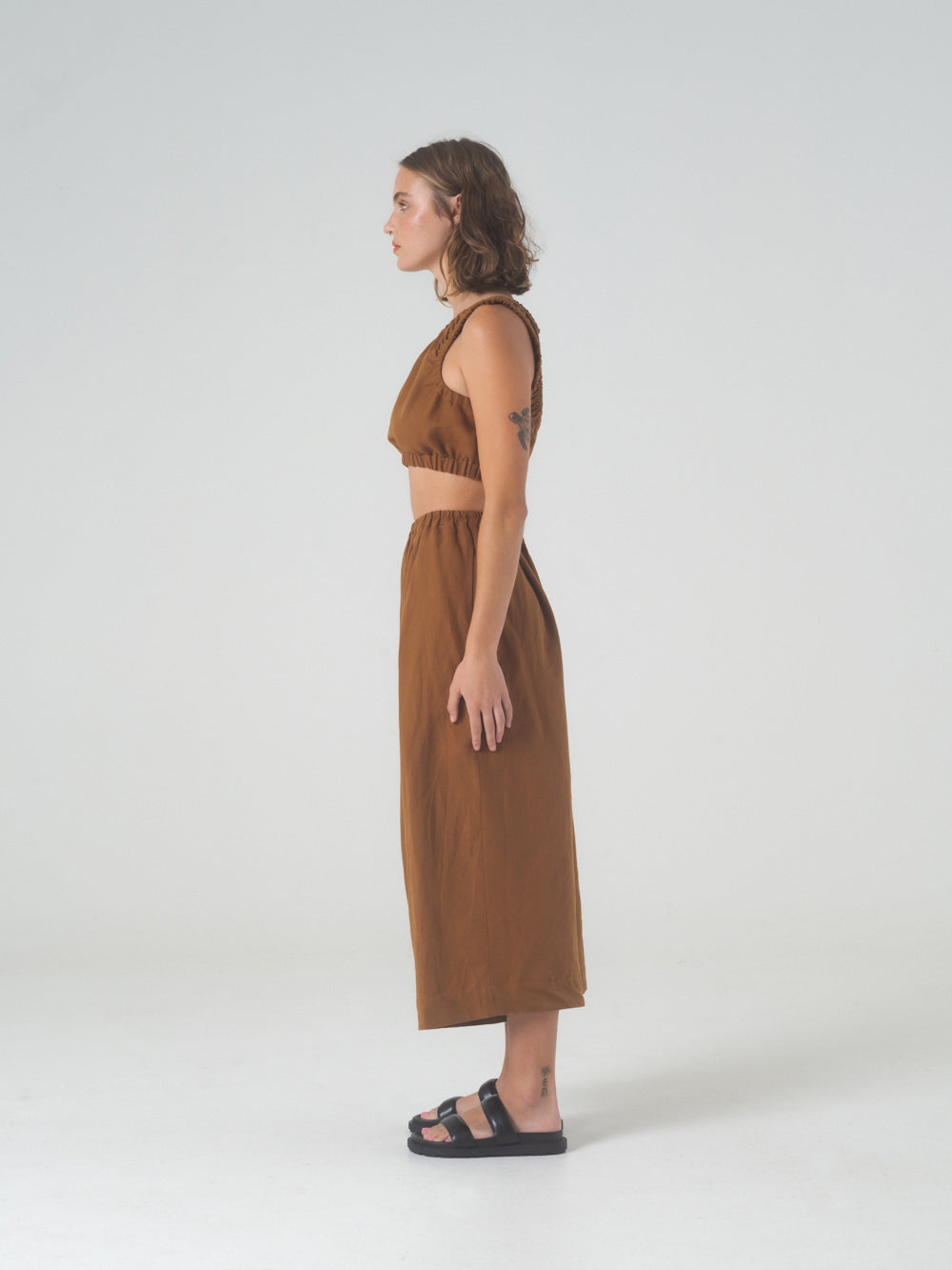 SAMPLE SALE - Soleil Tank in Umber - SMALL