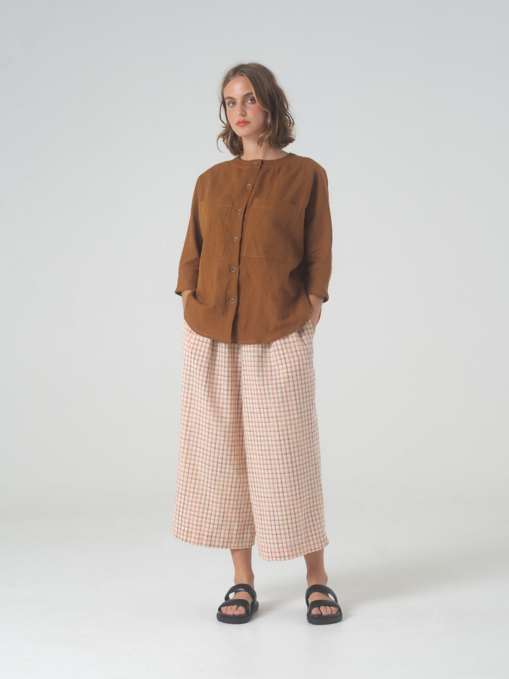 SAMPLE SALE - Dylan Culotte in Peach Melba - SMALL