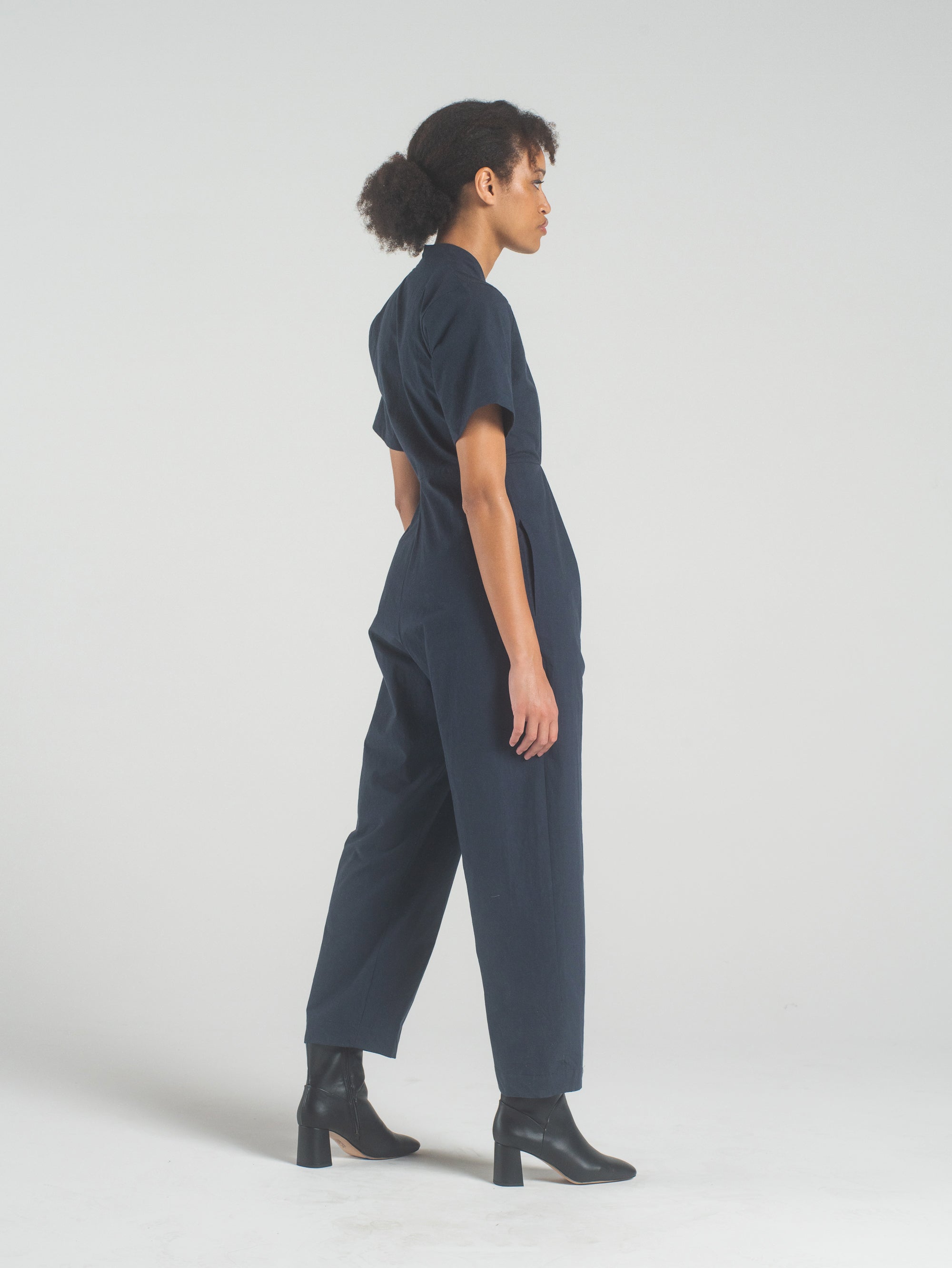 SAMPLE SALE - Emi Jumpsuit in Navy - SMALL