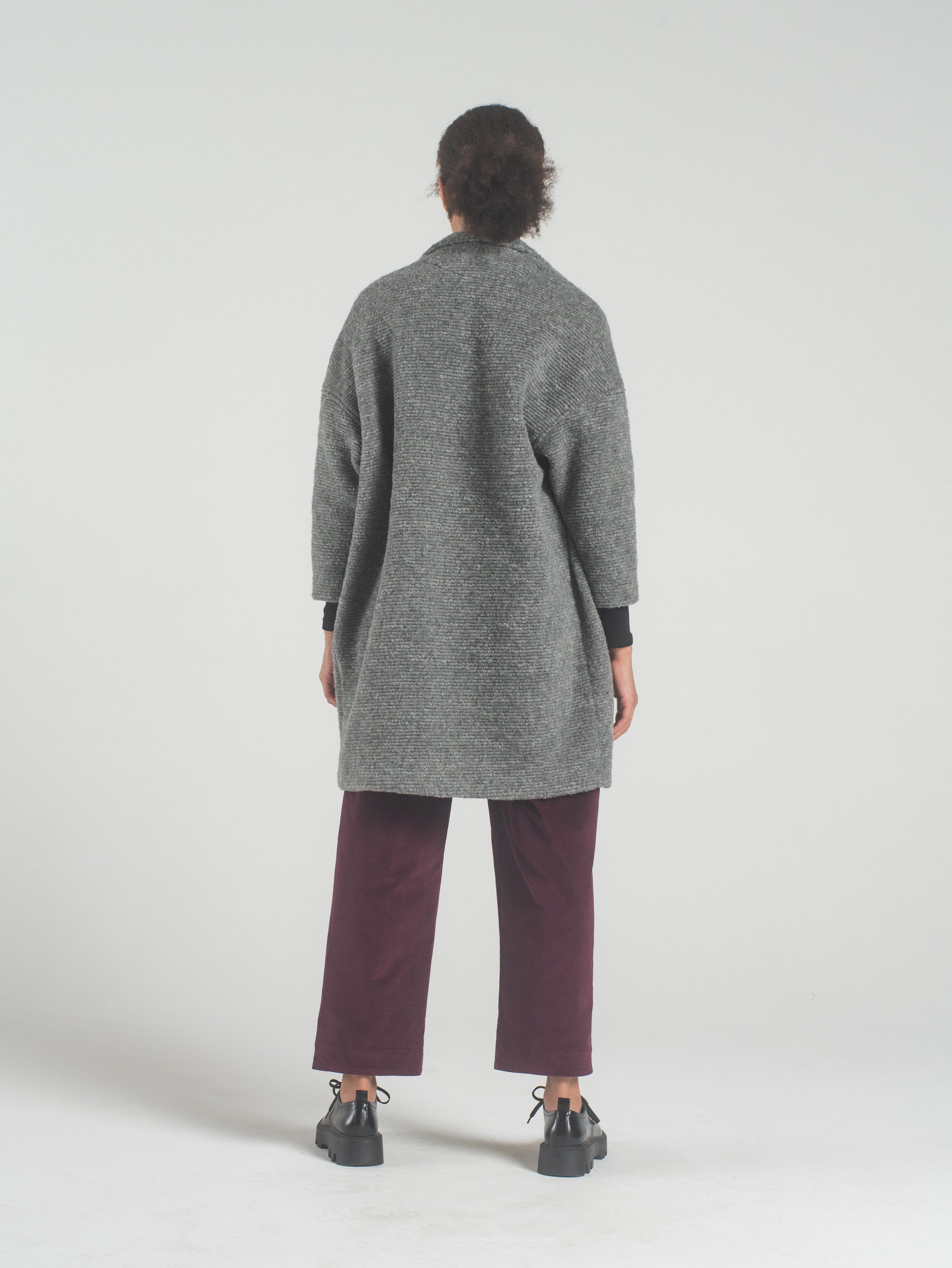 SAMPLE SALE - Anais Jacket in Heather Wool - SMALL