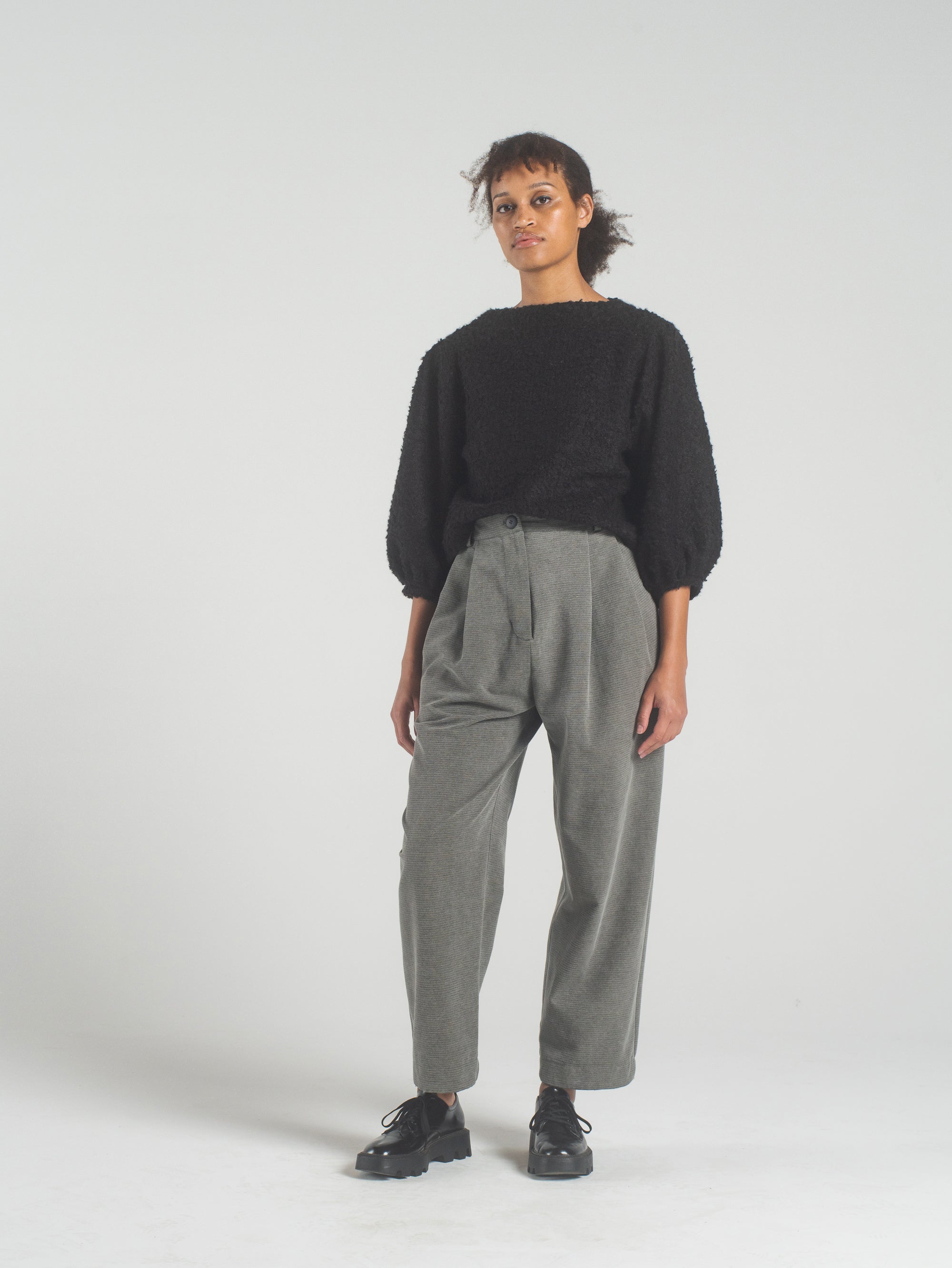 SAMPLE SALE - Joss Trouser in Graphite - SMALL / LONG