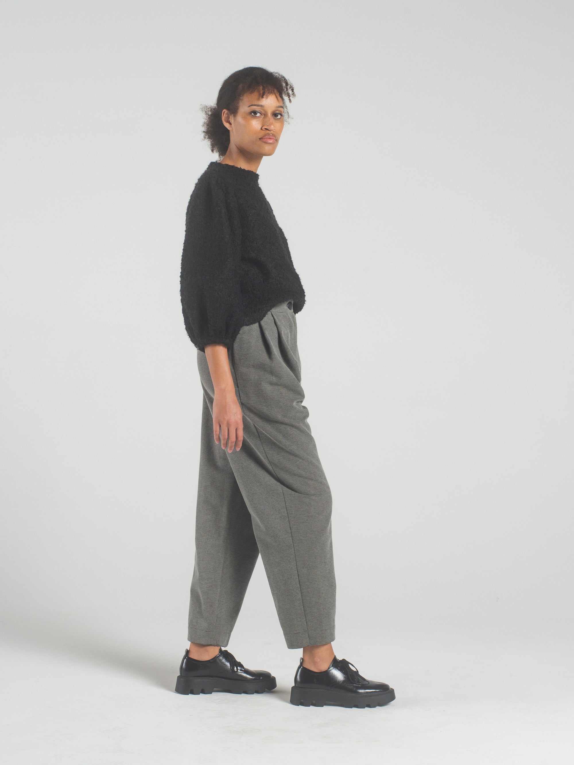 SAMPLE SALE - Joss Trouser in Graphite - SMALL / LONG
