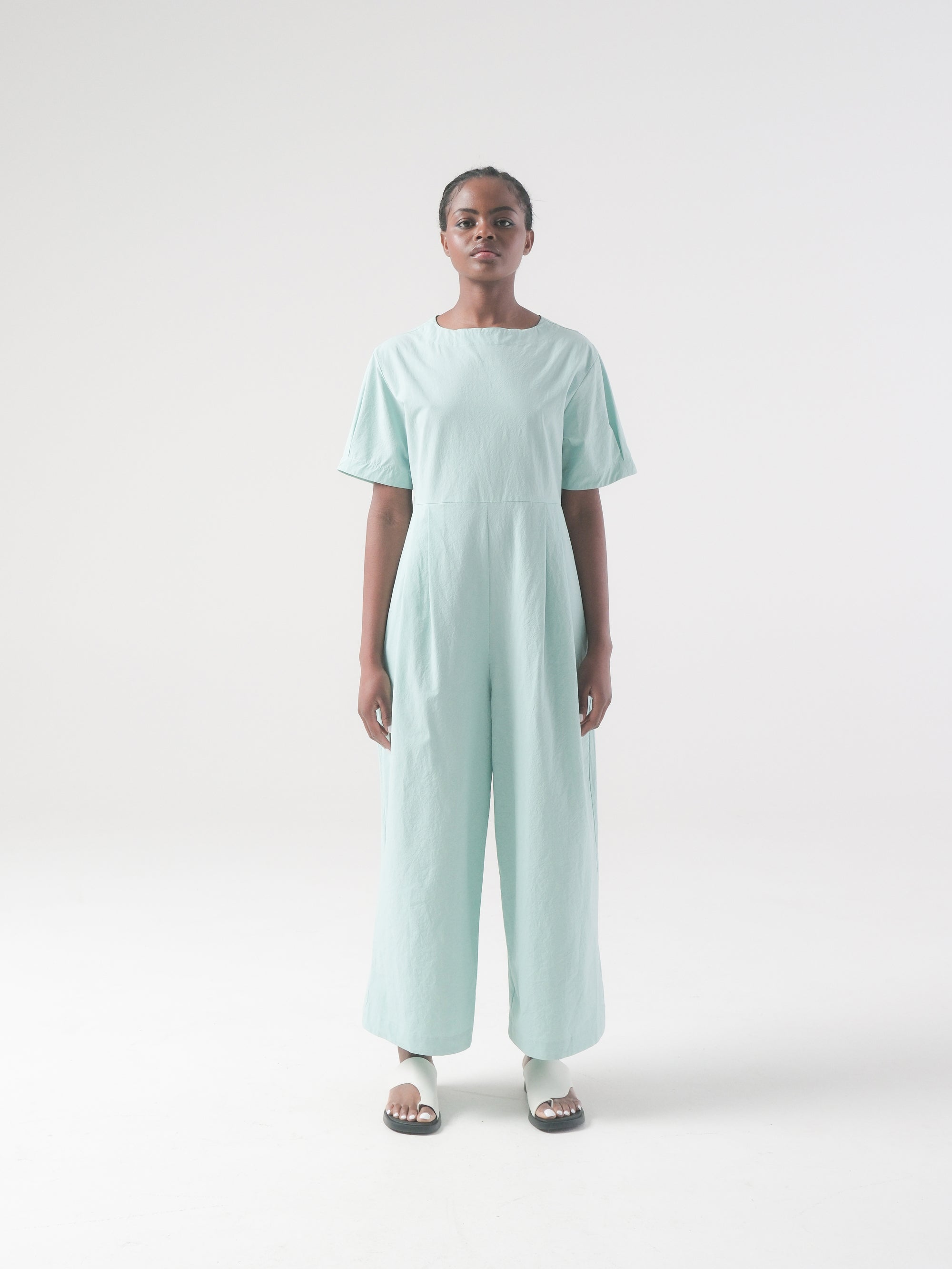 SAMPLE SALE - Milou Jumpsuit in Piscine - SMALL / STANDARD