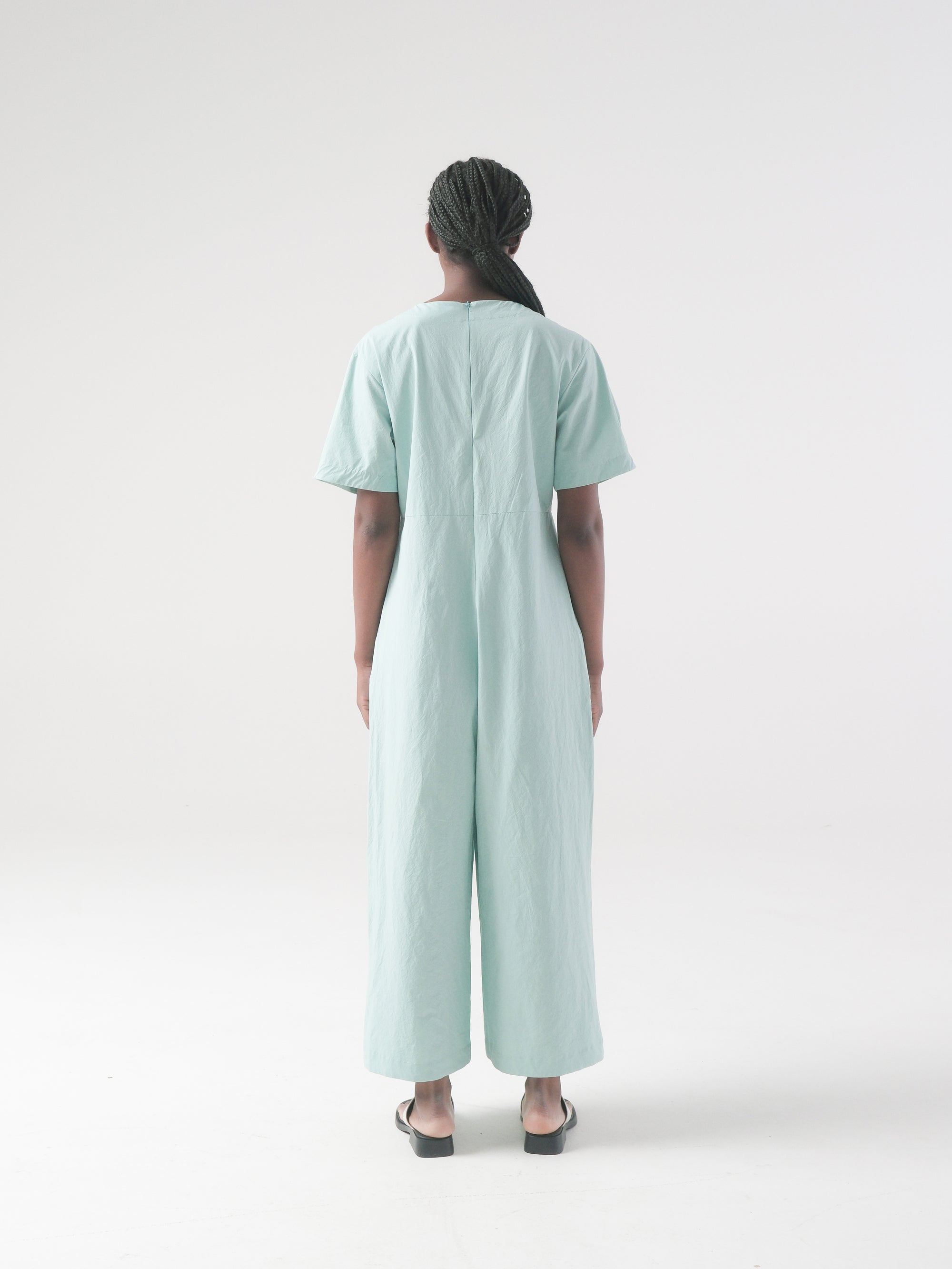 SAMPLE SALE - Milou Jumpsuit in Piscine - SMALL / STANDARD