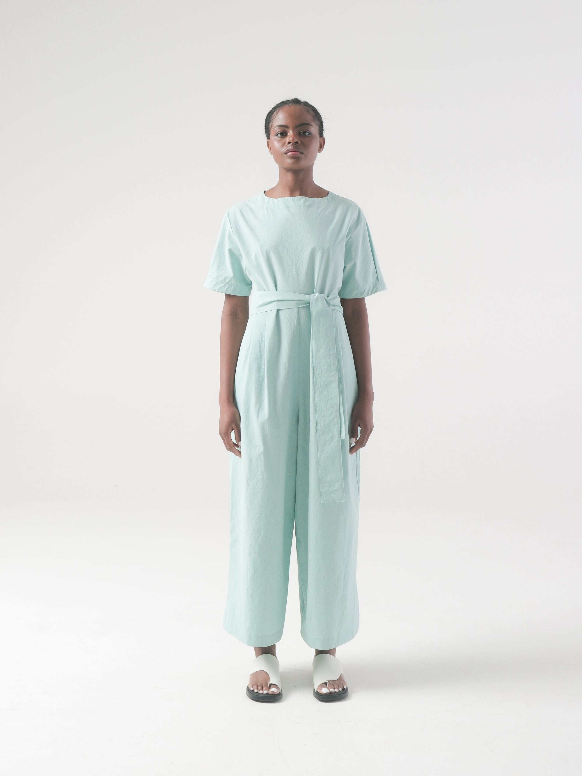 SAMPLE SALE - Milou Jumpsuit in Piscine - SMALL / STANDARD