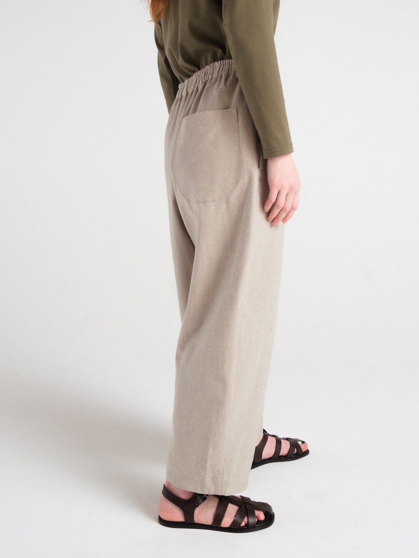 Nuria Barrel Pant in Sagebrush Denim