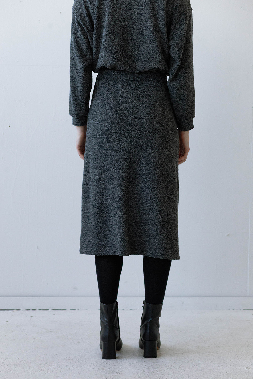 Bryn Skirt in Charcoal Marl