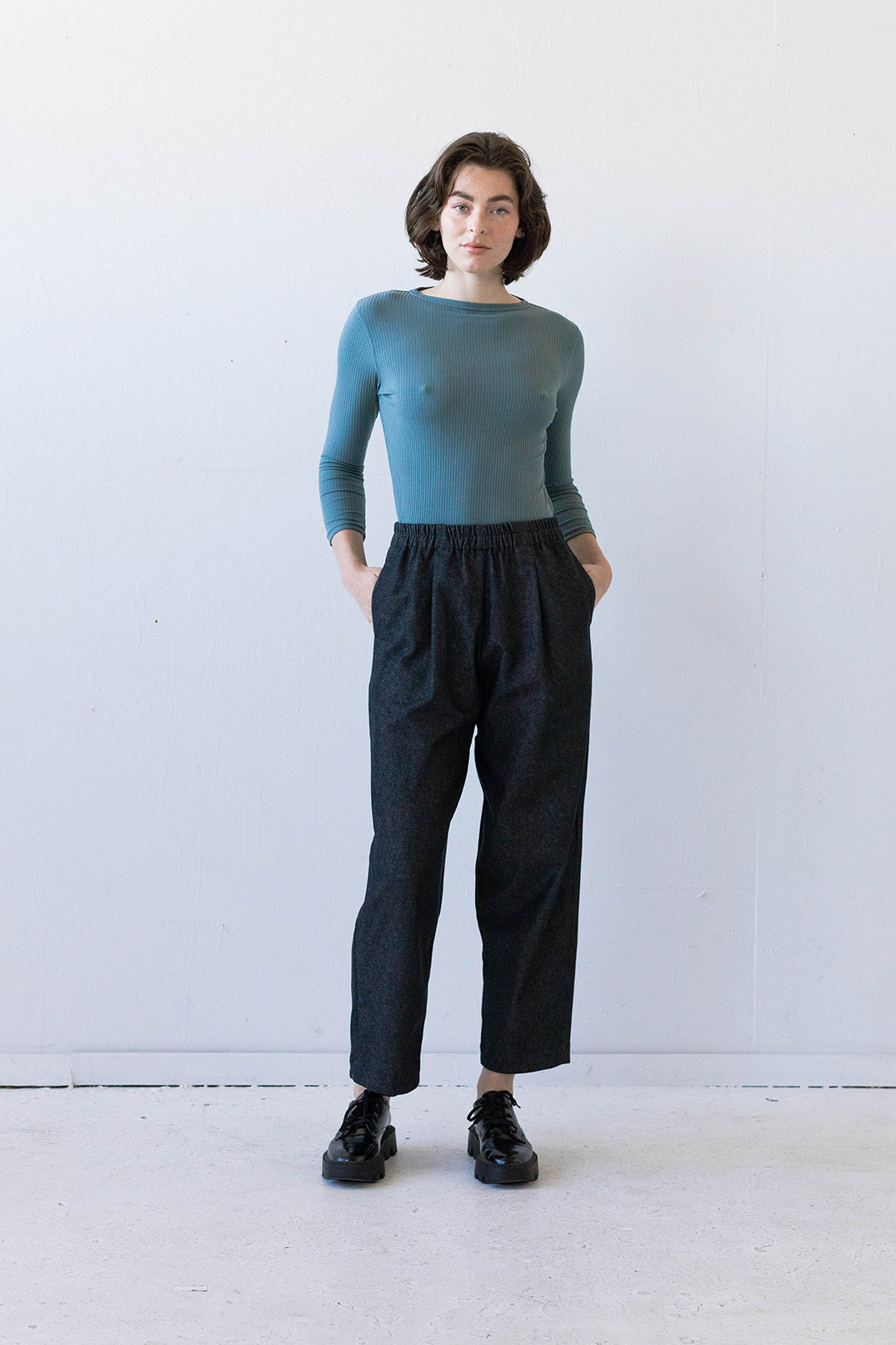 Winn Pant in Black Denim