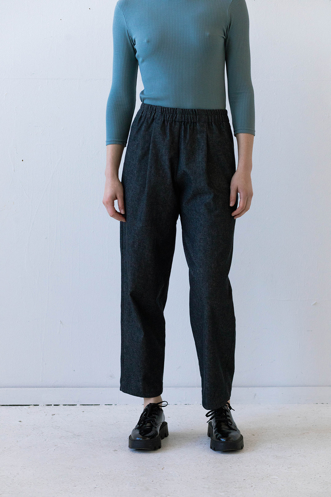 Winn Pant in Black Denim