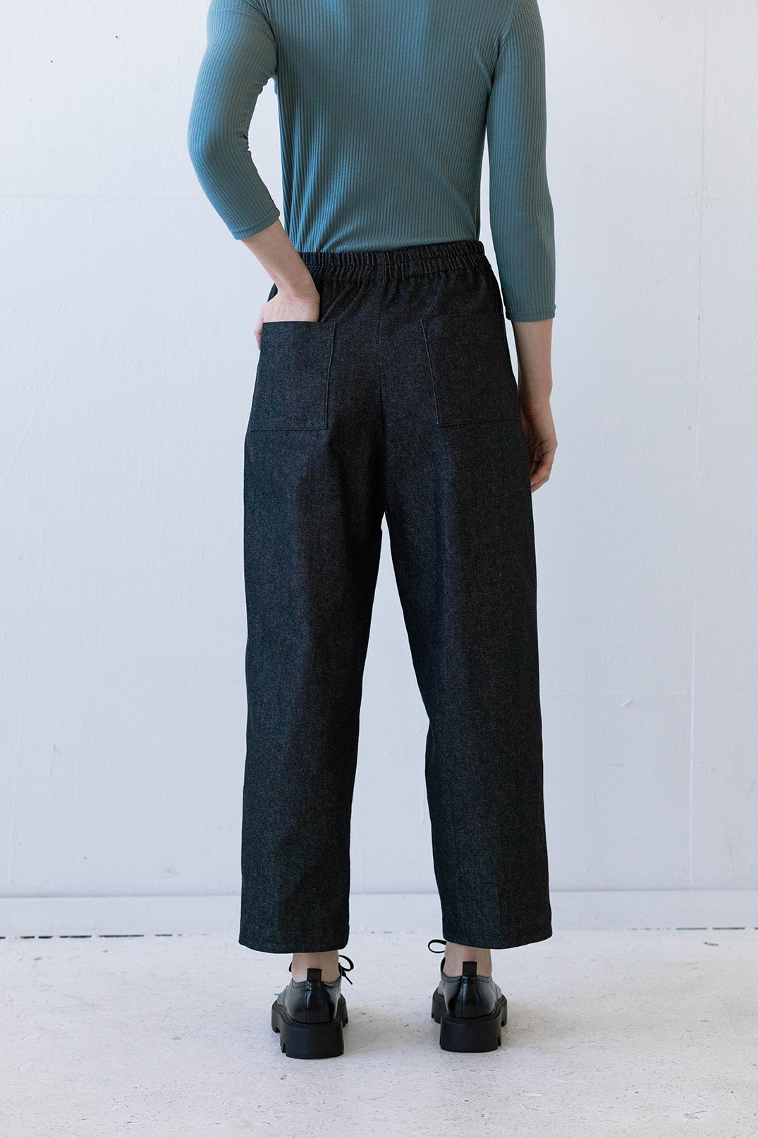 Winn Pant in Black Denim