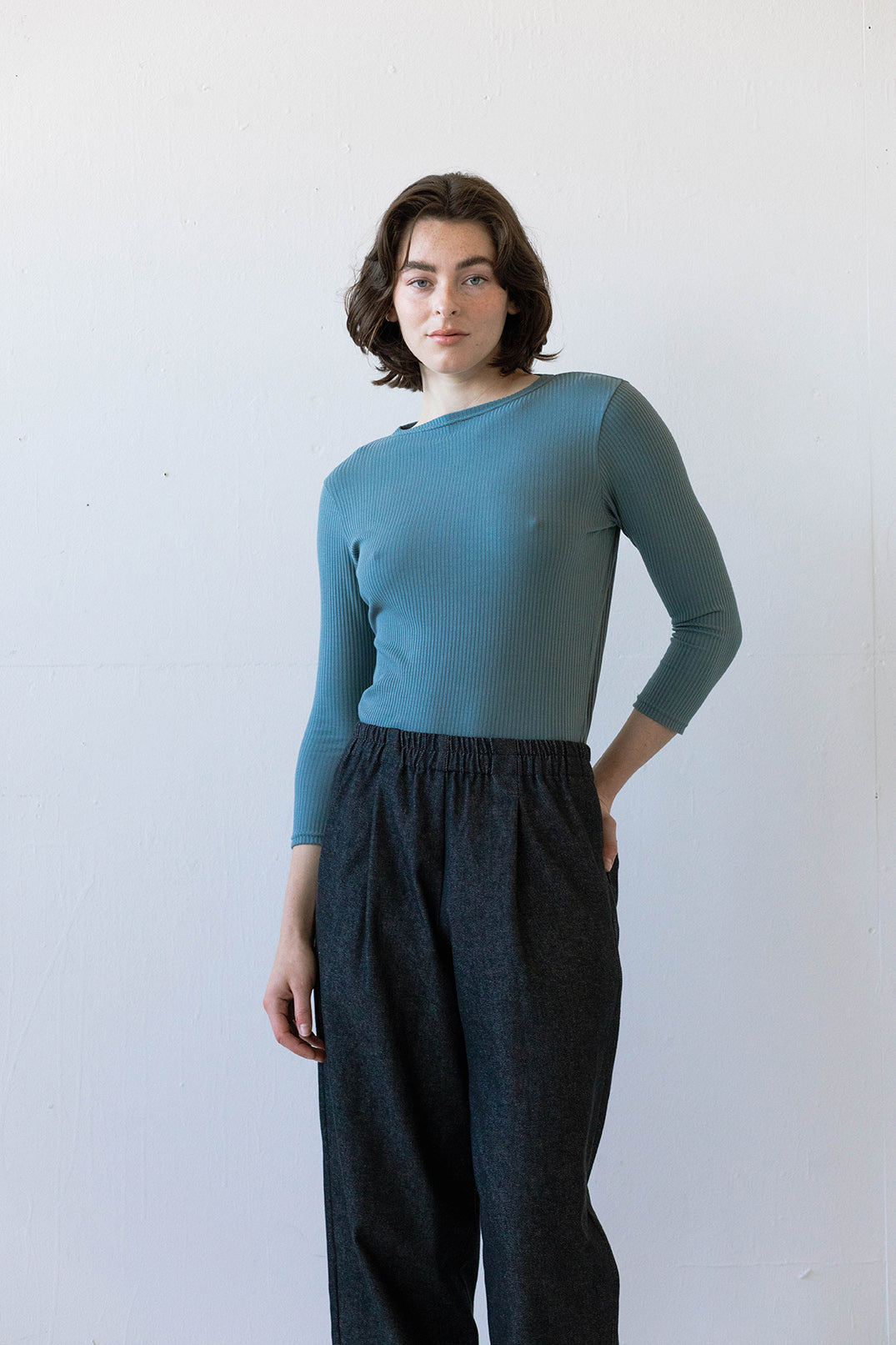 Winn Pant in Black Denim