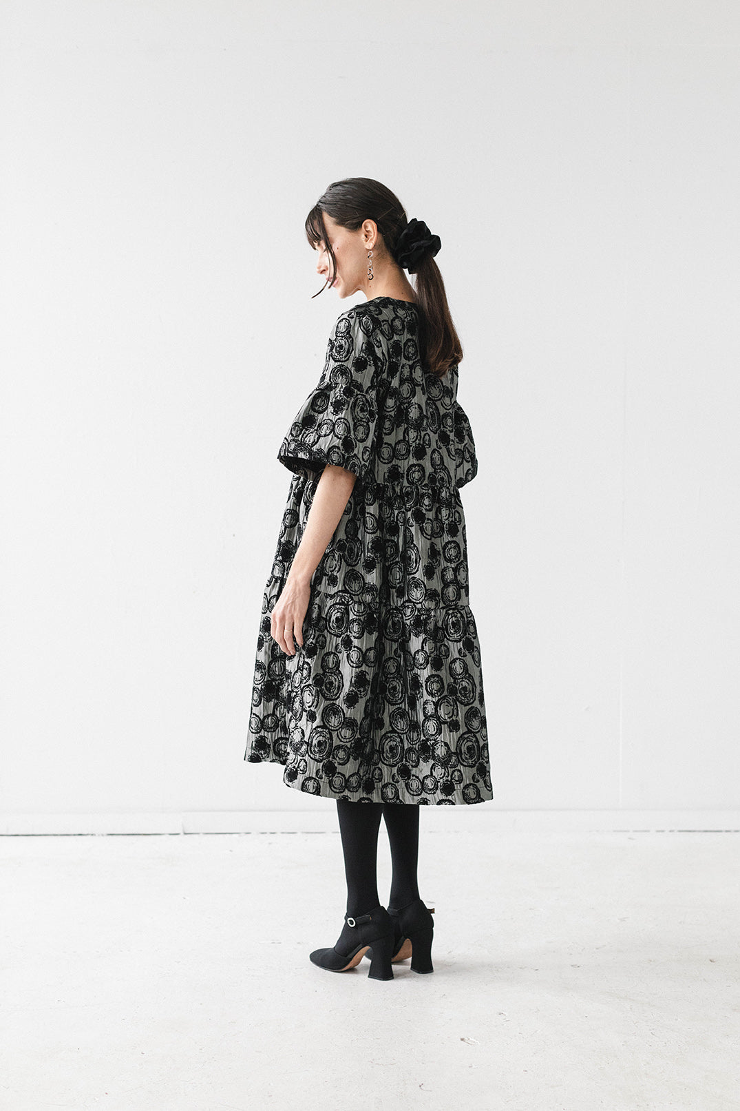 Artemis Dress in Stardust Jacquard