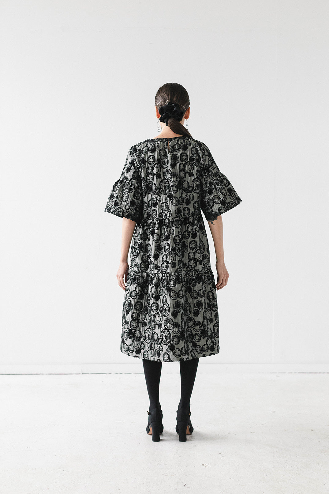 Artemis Dress in Stardust Jacquard