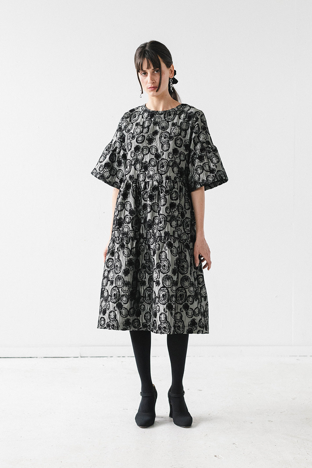 Artemis Dress in Stardust Jacquard