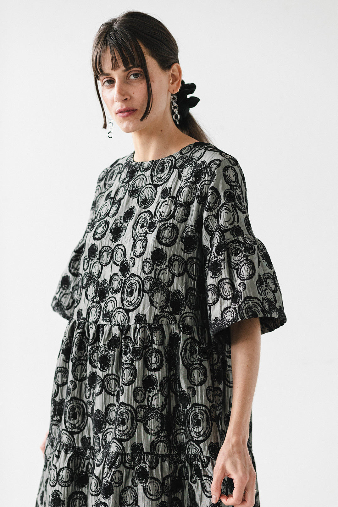 Artemis Dress in Stardust Jacquard