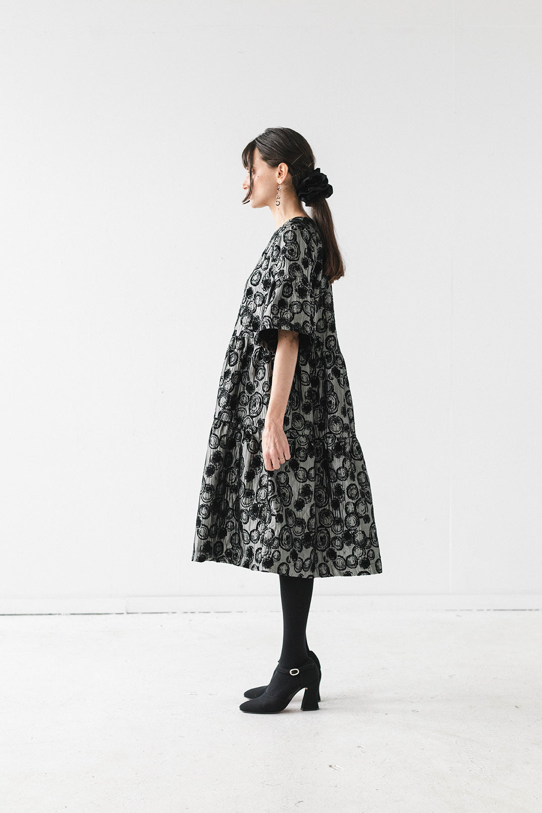 Artemis Dress in Stardust Jacquard