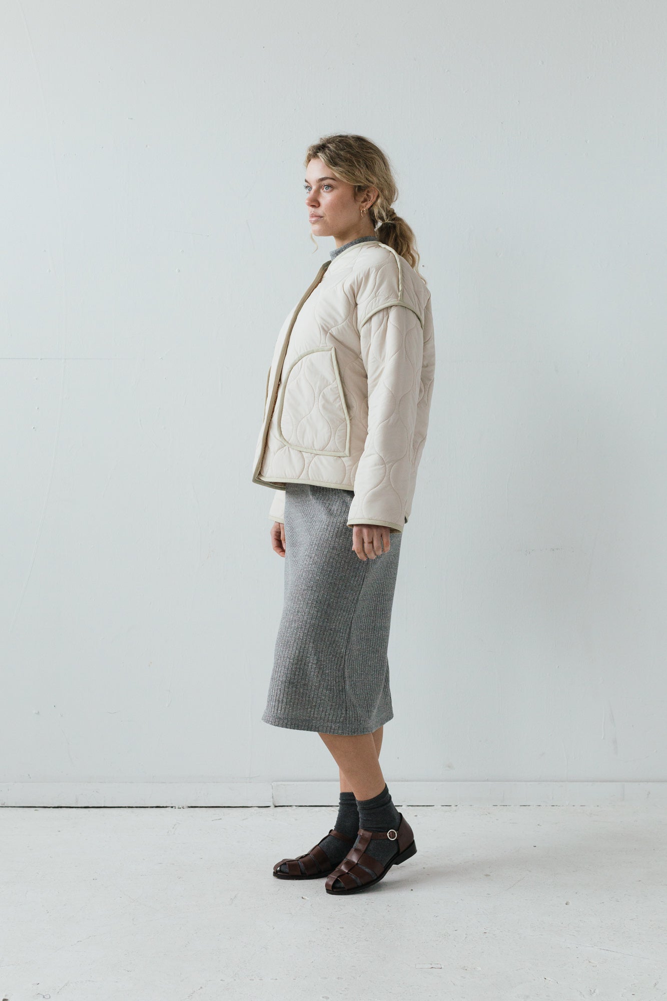 Anouk Jacket in Ivory