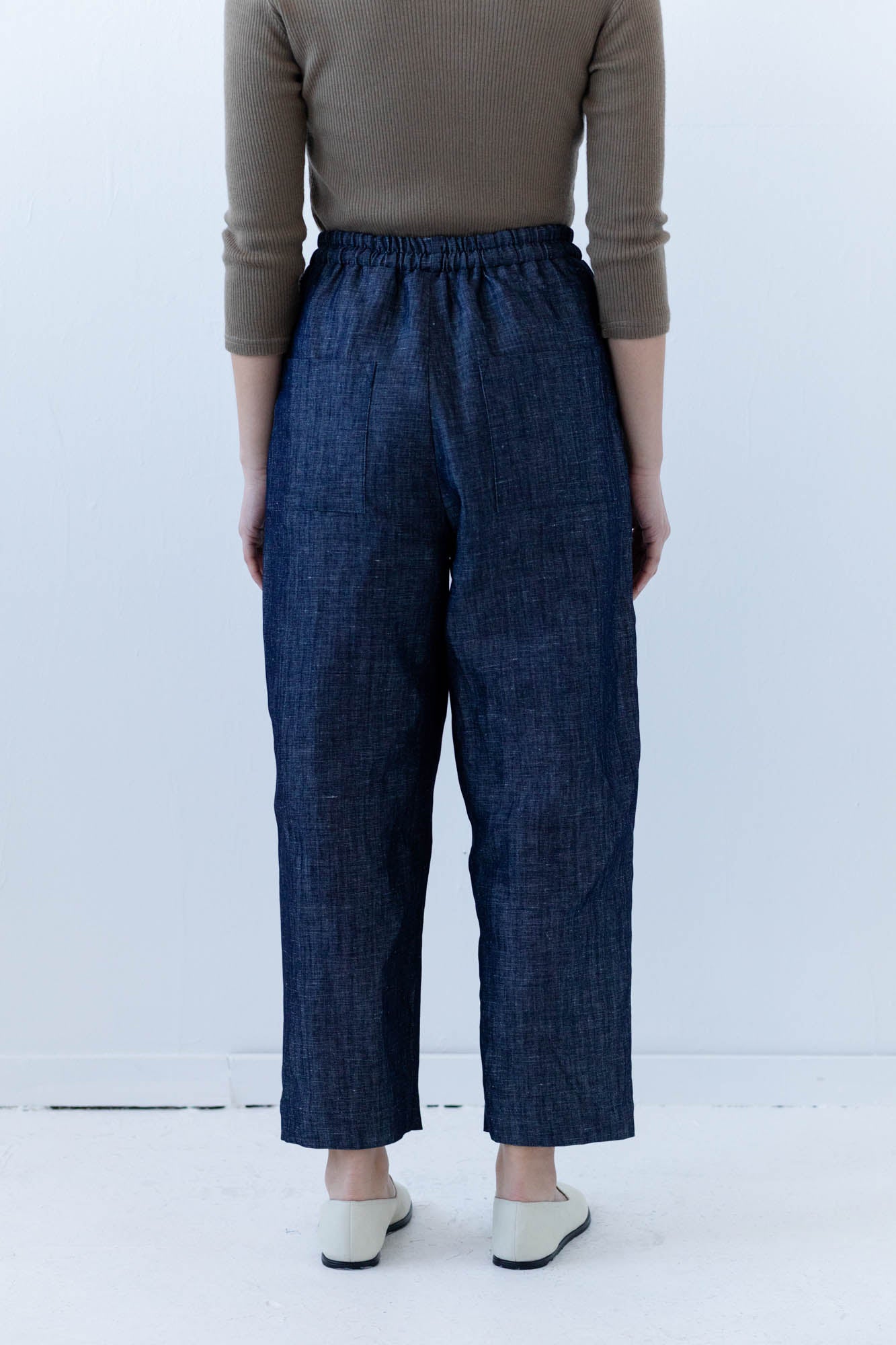 Nuria Pant in Linen Denim