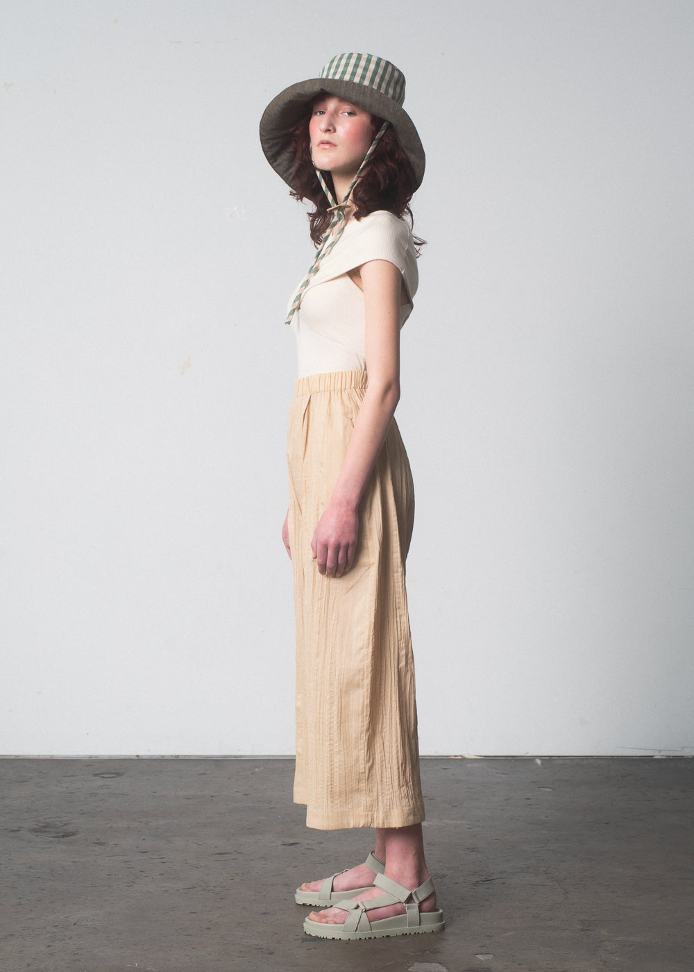 SAMPLE SALE - Nuria Pant in Sand - SMALL