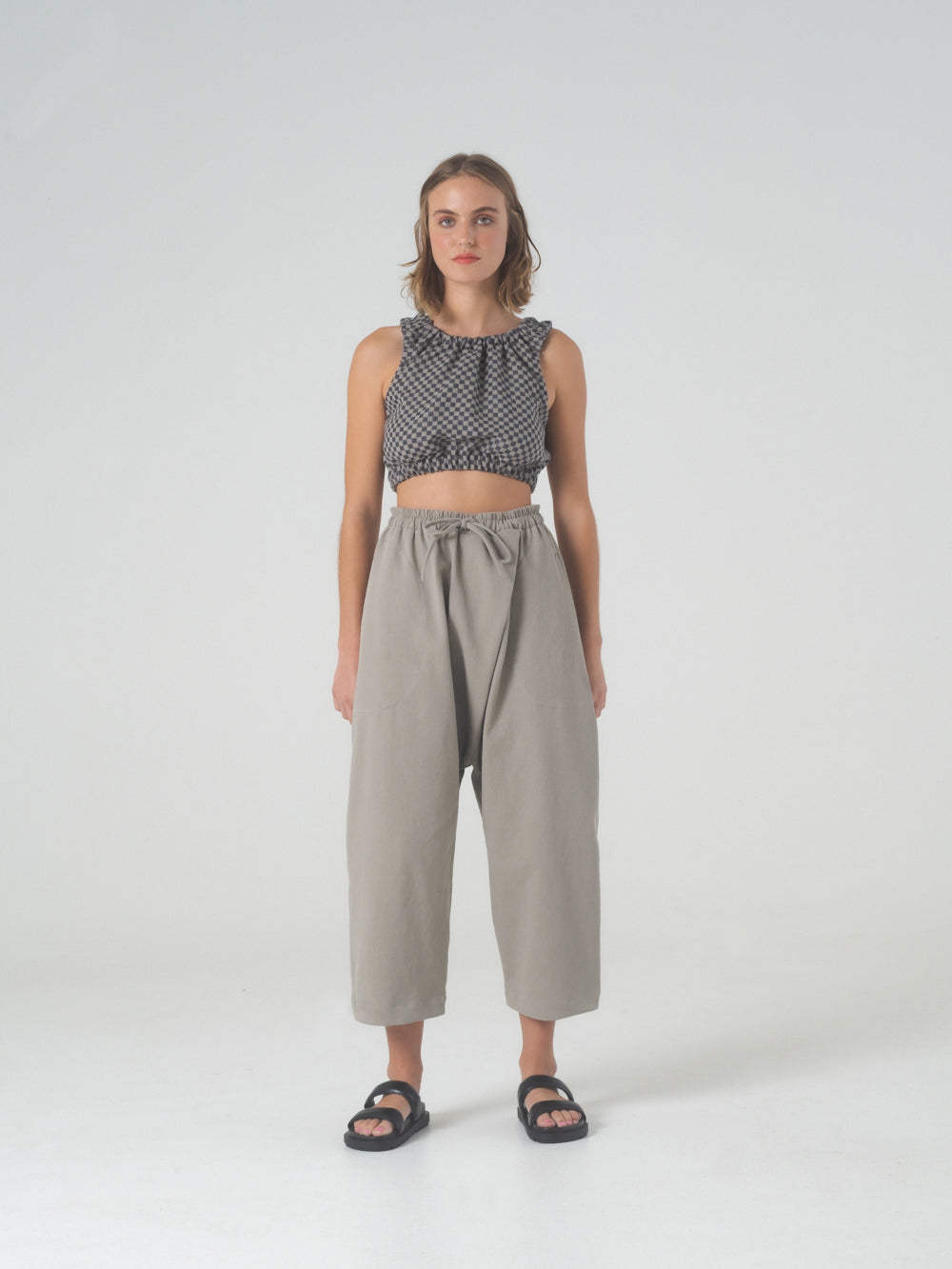 SAMPLE SALE - Nuria Pant in Stone - SMALL/STANDARD