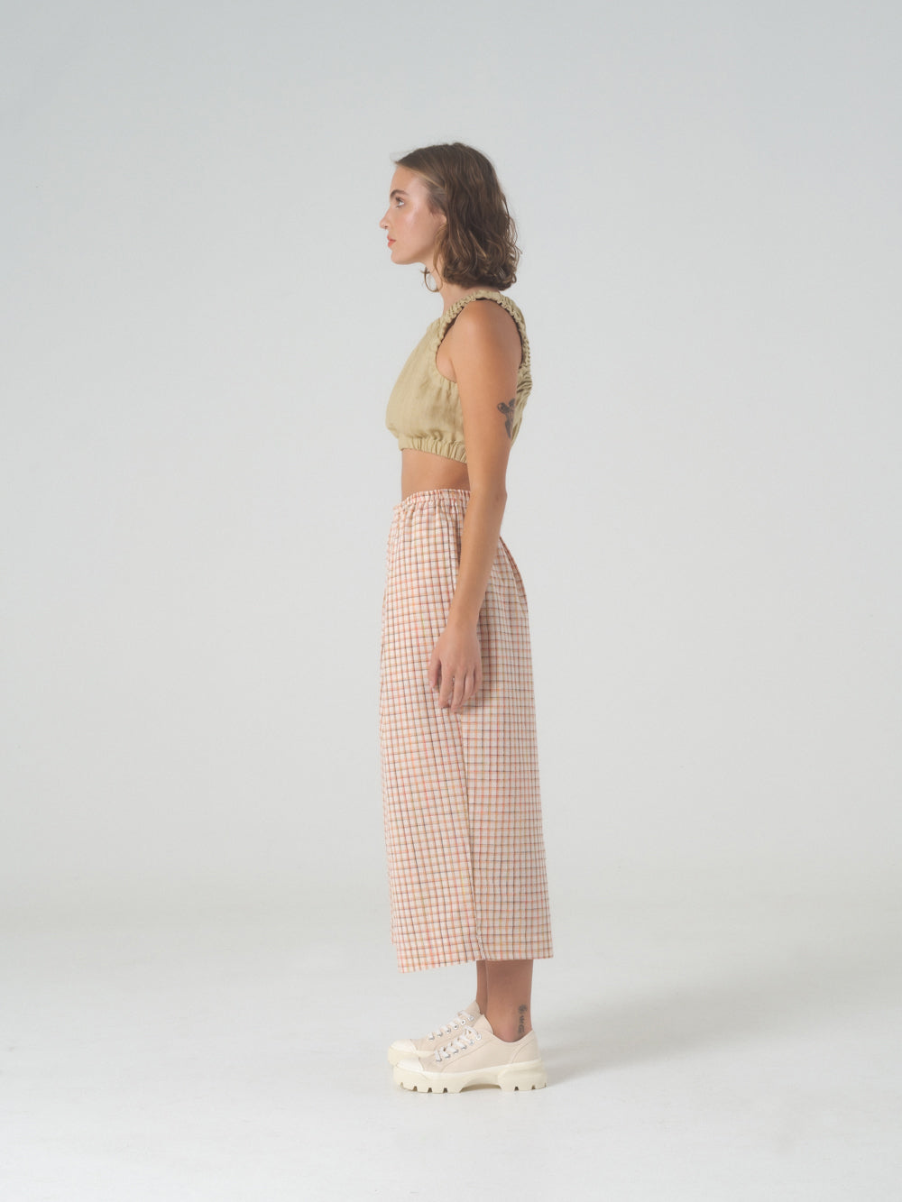 SAMPLE SALE - Dylan Culotte in Peach Melba - SMALL