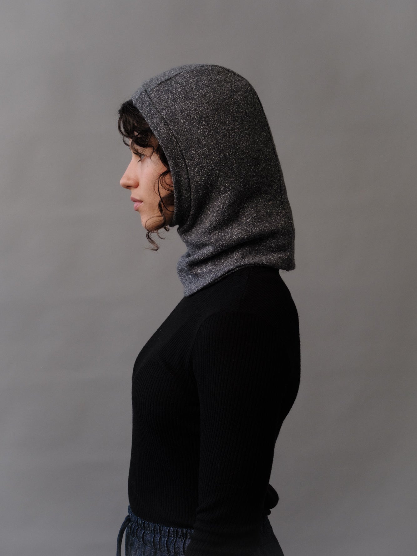 SAMPLE SALE - Lumi Balaclava in Gray Speckle
