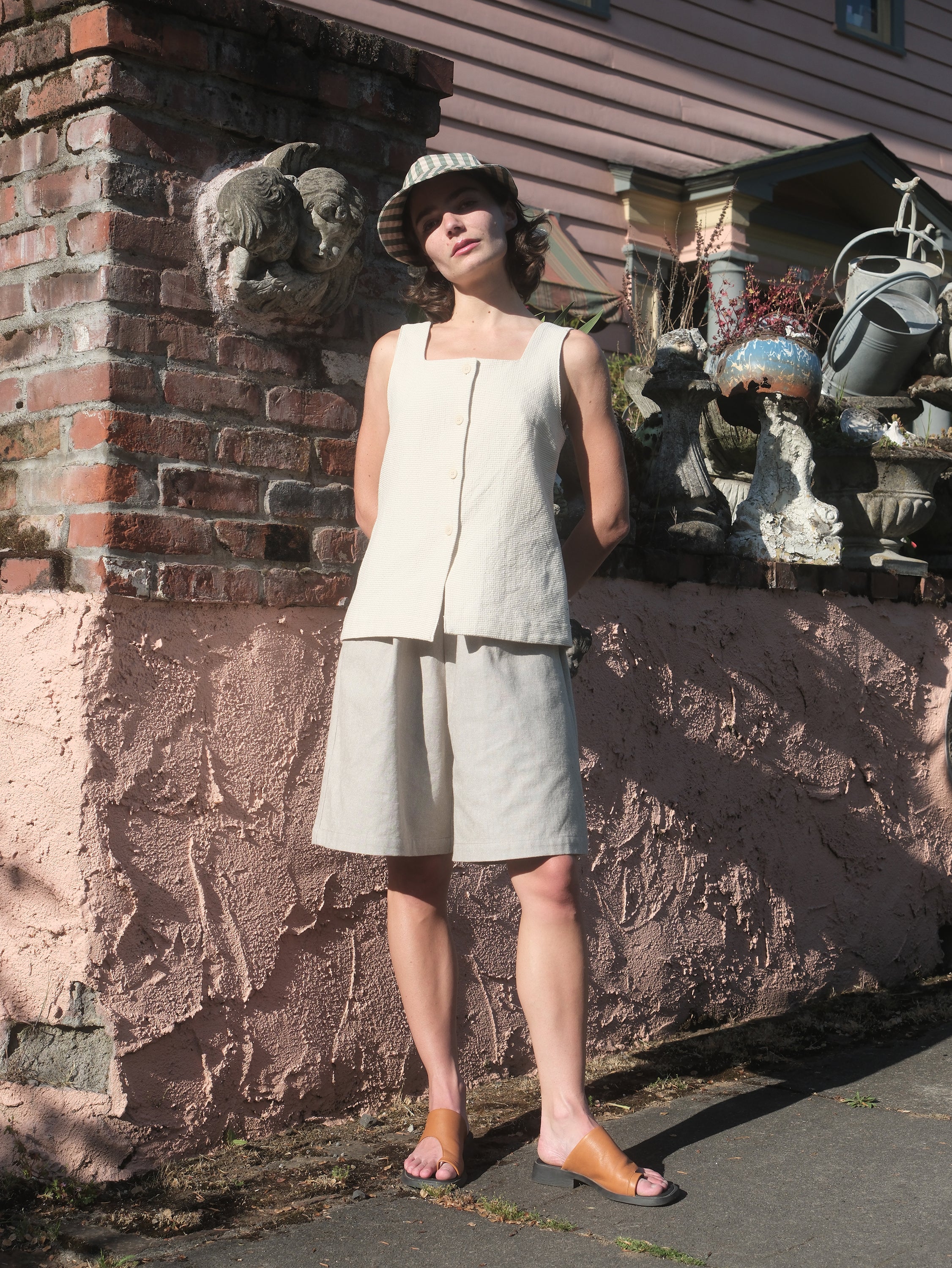 Katya Top in Shell