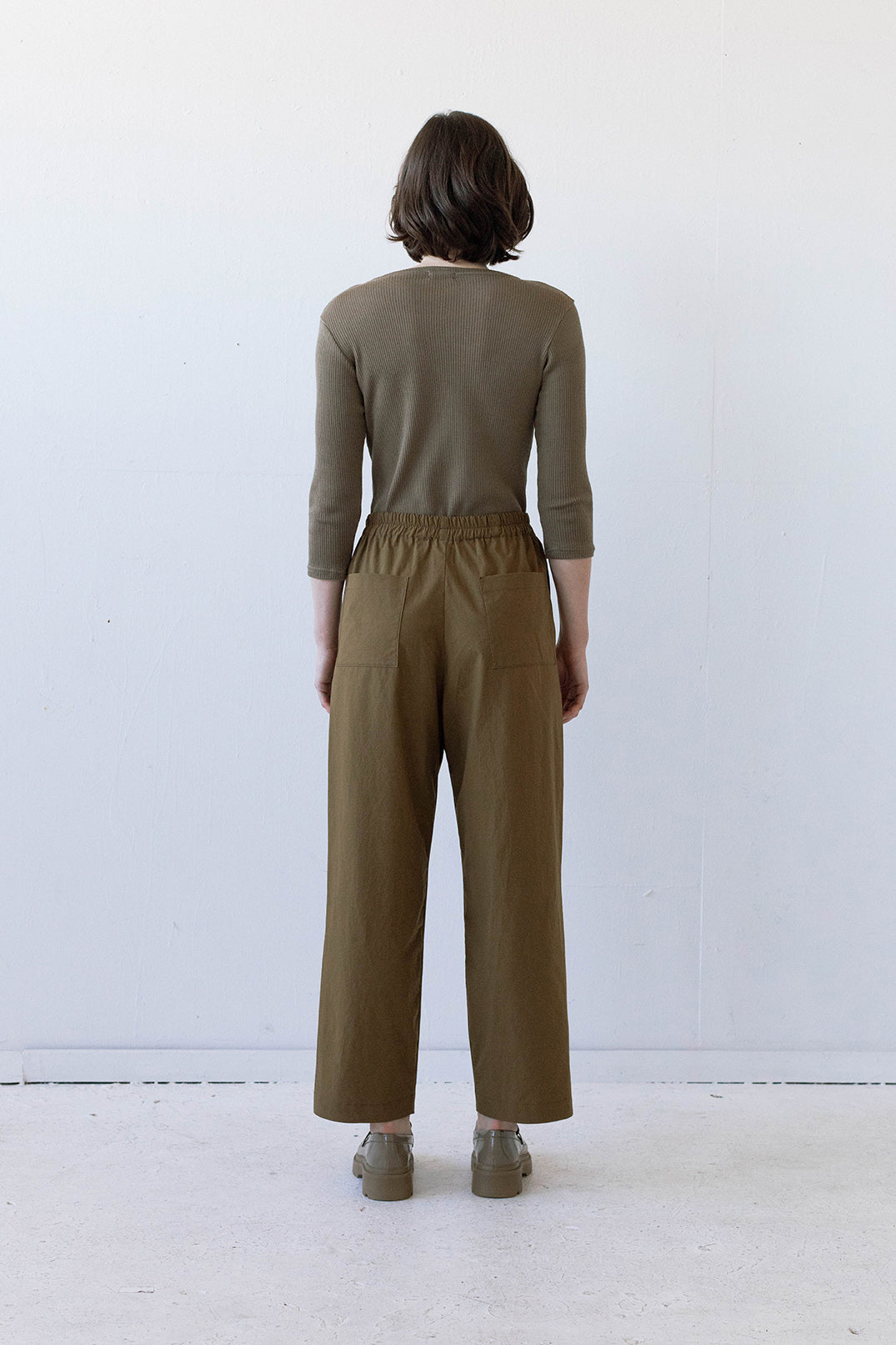 Winn Pant in Sepia Poplin