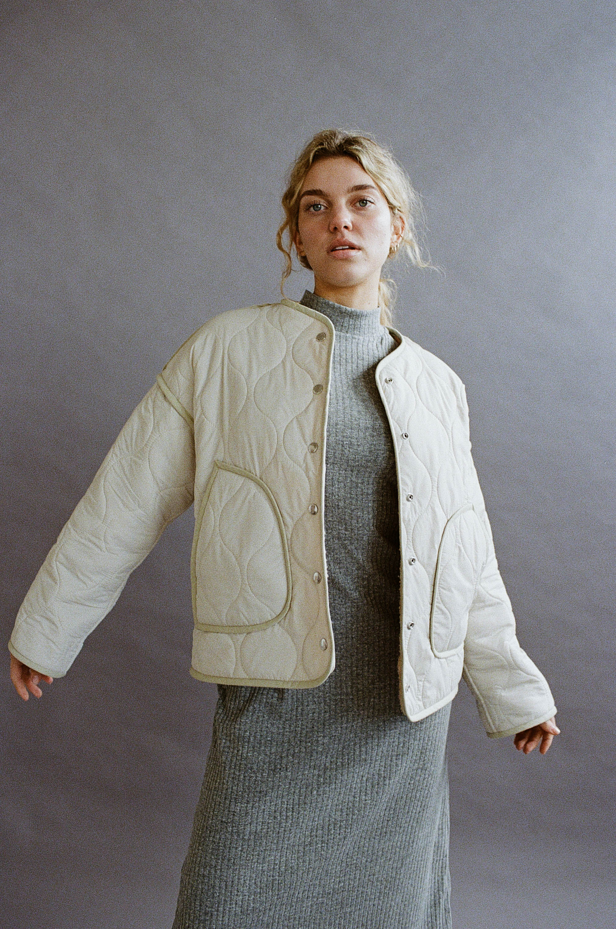 Anouk Jacket in Ivory